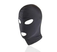 TAUOE Capuchas para parejas: capuchas de tela elástica con máscara, esponjas transpirables, antifaces transpirables, para hombres y mujeres con ojos y bocas al descubierto.