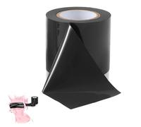 TAUOE Cinta de yoga - 5 cm de ancho y 15 m de largo, cinta para juegos de rol para parejas, hombres y mujeres - Negra