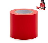 TAUOE Cinta Deportiva De PVC Rojo No Adhesiva 5cm × 16m Para Yoga Hogar Manualidades Multifuncional Fuerte Autoadhesiva