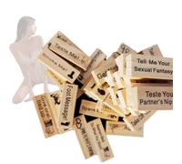 TAUOE Juego de Bloques de construcción de Madera interactivos para Parejas, 48 Juguetes de construcción de Madera, Ideal para Parejas, Fiestas, Adultos y Actividades en Equipo
