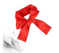 TAUOE Lazo Elegante de Satén Rojo, Venda Suave para Ojos, Accesorio Romántico de Moda, Cinta Decorativa de Tela Brillante