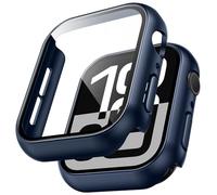 TAURI 2 Pack Funda Apple Watch 11/10 42mm, Ultra Delgada PC Funda, Protección Completa, Protector Apple Watch 42mm[contra caídas] Resistente a arañazos Protector Pantalla-Azul
