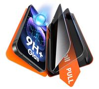 TAURI 2 Unidades Protector Pantalla para iPhone 17e Completo Mejorado Completa con Herramienta de Auto-Instalación Sin Polvo, Protector Pantalla Antirrayaduras y de Privacidad