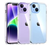 TAURI Funda Magnética para iPhone 14 Plus 6.7", Transparente | [No Amarillea] con HD Protectores de Pantalla, [Protección de Grado 15 FT] Mejorada Protección Anti-Arañazos Case