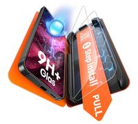 TAURI - Juego de 2 cristales templados para Galaxy S26 2026 FE | Sin burbujas, película protectora con instalación de 1 paso y herramienta, eliminación de polvo, cobertura completa