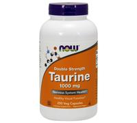 Taurina, 1000 mg de doble potencia - 250 cápsulas vegetales