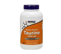 Now Foods Taurina, Doble Fuerza 1000mg - 250 Cápsulas Vegetales