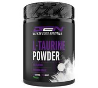 Taurina en polvo - 500 g - Solubilidad óptima - Vegana - Pura y sin aditivos - Aminoácido L-taurina - German Elite Nutrition
