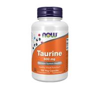 Taurina NOW, 500 mg (100 cápsulas)
