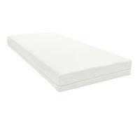 TAURO 20828 - Funda para topperbezug (Redonda), 180 x 200 cm, antiácaros, Altura 8 cm, Color Blanco