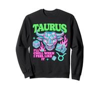 Tauro Baddie Zodiac Actitud Arte Gráfico Sudadera