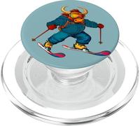 Tauro Esquiador/Esquí Toro PopSockets PopGrip para MagSafe