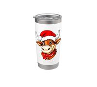 Tauro Navidad Vaso térmico de acero inoxidable de doble pared