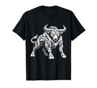 Tauro Zodiacal Orgulloso Tauro Tribal Fuerza Salvaje Camiseta