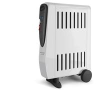 Taurus 2000 - Radiador de aceite. 2000W. 3 niveles de potencia. Doble efecto: radiación y convección. Termostato. Humidificador integrado. Ruedas y asa de transporte. Recogecables. Gris