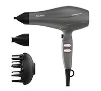 Taurus - Secador Fashion 2600 Ionic | 2600W | 6 ajustes de Velocidad/Temperatura | Motor AC | Ionic Care | Aire frío | Accesorios: concentrador y difusor | Negro