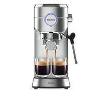Taurus Cafetera Espresso Euforia, 1450W| 20 bares| Brazo portafiltros con doble salida | Depósito Extraíble 1L| Vaporizador orientable| Sistema thermoblock + Supreme Cream | Apto para tazas grandes