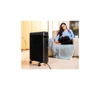 Taurus - Agadir 2500 Interior Negro 2000 W Radiador de aceite eléctrico