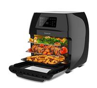 Taurus Air Fry Digital Grill, freidora sin aceite y horno, freidora de aire de 1700W, 12L, programable 24h, hasta 200º, programable 24h, 8 programas, puerta transparente, facil de limpiar.