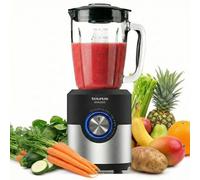 Taurus Amazing - Batidora de vaso JB1600XC | 1600W | Jarra cristal 1,75L | 5 Velocidades+Turbo | Cuchillas Inox 6 filos | Pica hielo | LED | Apto Lavavajillas