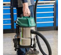 Taurus - Aspirador Homeland Hydrodry 1200 | para Sólidos y Líquidos | 1200W | 15L | Función Soplador | Radio acción 7m | Cable 4,3m | Ideal Hogar, Garaje, Taller y Exterior | Accesorios Incluidos