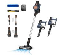 Taurus - Aspirador Sin Cable Homeland Ideal, Con Batería de Litio, Aspirador Potente y Versatil, Autonomía 40 Min, Filtro HEPA, Cepillo Motorizado, 2 Velocidades, LED Display, Para Todo Tipo de Suelos