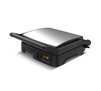 Taurus Asteria Essential - Grill, plancha asar, 2200W, gran superficie de 28x22cm, placa superior auto ajustable, apertura 180ºC, piloto indicador de calentamiento, revestimiento anti adherente