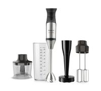 Taurus BAPI 1200 Premium Full Set - Batidora de mano 1200W | Regulador de 20 velocidades ajustable | Función Turbo | Cuchillas de acero inox | incluye accesorios| Diseño ergonómico | Vaso medidor