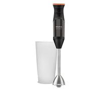 Taurus Bapi 1200 Rocket - Batidora de mano, 1200W, regulador de 20 velocidades ajustable, cuchillas de acero inoxidable, pica hielo, Turbo Rotation System, agarre soft-touch, libre BPA, vaso medidor