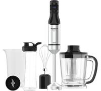 Taurus - Batidora de mano 1500W | Regulador de 20 velocidades ajustable | Función Turbo | Cuchillas de acero inox | incluye accesorios| Diseño ergonómico | Vaso medidor