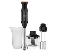 Taurus - Batidora de Mano BAPI Rocket Complet, 1200W, 20 Velocidades Ajustables + Turbo, 2 Cuchillas Acero Inoxidable, Vaso Medidor 500 ml, Jarra Picadora 350 ml, Lavavajillas, Soft-Touch