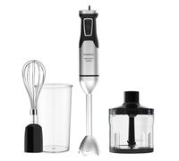 Taurus - Batidora de mano HBA2300X | 2300 W | 4 Cuchillas Inox | Regulador de velocidad | Función Turbo | Diseño antisalpicaduras | Accesorios: vaso 1 L, picador y emulsionador
