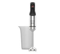 Taurus Batidora de Mano Profesional Rocket 1500 Nero Inox 1500W con Regulador Stepless Varilla Cuchillas Acero Inoxidable Campana Antisalpicaduras Soft Touch Apta Lavavajillas Uso Diaria Facil Uso