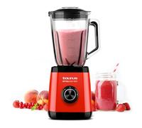Taurus - Batidora de vaso Optima Easy 1500W | Jarra de tritan 1.5L | 2 velocidades + Turbo | Cuchillas de 4 filos | Procesador alimentos profesional | Blender Licuadora | Batidos y smoothies
