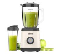 Taurus - Batidora de Vaso Optima Go 1500 | 1500W | Vaso Portatil 500ml | Cuchillas 4 Filos | 2 Velocidades + Turbo | Acero Inoxidable | Antideslizante | Sistema de Seguridad