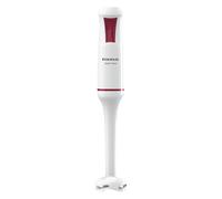 Taurus - Batidora mano Robot 750 | 750W | 2 Velocidades +Turbo | Cuchillas Inox | Compacta | Ergonómica | Fácil Montaje | Campana anti salpicaduras | Libre BPA | Apto lavavajillas | Blanco/Rojo