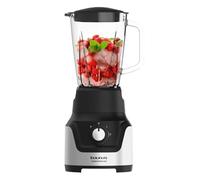 Taurus - Batidora Vaso Magnum Press 1500 | Jarra Cristal 1,5L | 1500W | 2 velocidades+Turbo | Cuchillas 4 filos INOX | Pica Hielo | Sistema Bloqueo