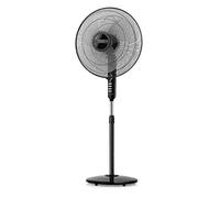 Taurus Bergen 16CR Ventilador de Columna oscilante, Sistema de oscilación, Temporizador, 3 velocidades, 3 aspas/40 cm diámetro, 45 W, Negro, Plastique