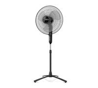 Taurus Bergen 16CR Ventilador de Columna oscilante, Sistema de oscilación, Temporizador, 3 velocidades, 3 aspas/40 cm diámetro, 45 W, Negro, Plastique