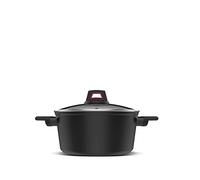 Taurus Best Moments Cazuela 20 - Cazuela de aluminio forjado. 20 cm diámetro. mango ergonómico. apta para todo tipo de fuegos. recubrimiento antiadherente. apta para lavavajillas. libre PFOA. negro