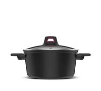 Taurus Best Moments Cazuela 28 - Cazuela de aluminio forjado. 28 cm diámetro. mango ergonómico. apta para todo tipo de fuegos. recubrimiento antiadherente. apta para lavavajillas. libre PFOA. negro