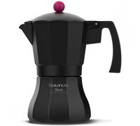 Taurus Black Moments Cafetera Italiana 12 Tazas Negro
