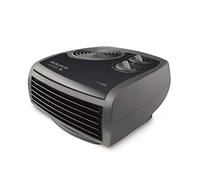 Taurus CA2400 - Calefactor de 2400W, 2 potencias de calor, ventilador aire frío, termostato regulable, compacto. Gris.