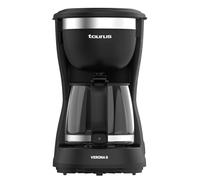 Taurus Cafetera de Goteo Verona 6, 600W, 600 ml, Intense Flavour Tech, Placa Calefactora, Filtro Permanente Lavable, Jarra Cristal Antigoteo, Diseño Compacto Negro Mate, BPA Free