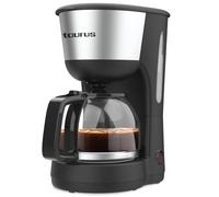 Taurus - Cafetera de Goteo Verona INOX | 1000W | 12 Tazas | Pure Coffee Technology | Filtro Reutilizable y Extraíble | Jarra de Cristal | Acabados en Acero Inoxidable | Placa Calefactora | Auto Off