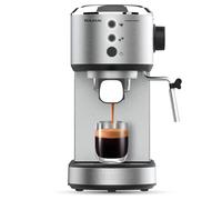 Taurus - Cafetera Espresso Euforia Compact 1350W | 20 Bares Presión | Sistema Thermoblock | Filtro Supreme Cream | Vaporizador Orientable | Doble Café Simultáneo | Cuchara Dosificadora