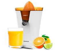 Taurus Citrus Up - Exprimidor extra alto de vertido continuo, 40W, 2 conos exprimidores, depósito 200ml, vasos hasta 14cm, salida bloqueable, doble sentido rotación
