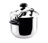 Taurus Classic Moments 8L - Olla a presión, capacidad 8L, válvula reguladora de presión, toque frío, para todos los fuegos, apto para lavavajillas, cierre pomo giratorio, acero inoxidable