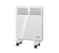 Taurus - Convector de Pared/Ruedas. 500W. Apto para baño. Temperatura hasta 35ºC. Temporizador hasta 24h. Programación Diaria y semanal. Modo Eco. Protección sobrecalentamiento. Blanco
