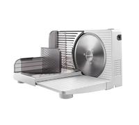 Taurus - Cortafiambres PLEGABLE | Cuchilla Acero INOX Ø17 cm | Corte preciso 1-15mm | Compacto | Fácil limpieza | Protección dedos | Cortador fiambres eléctrico con disco extraíble | Grosor regulable